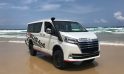 Driving on the beach